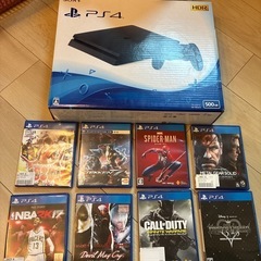 プレステ4 本体　＋　ソフト8個セット