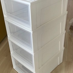 4個セット　収納ケース　衣類ケース　積み重ね可能