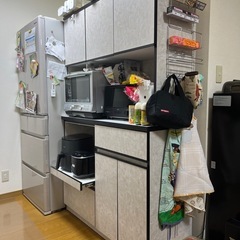【大川家具】　キッチンボード　
美品