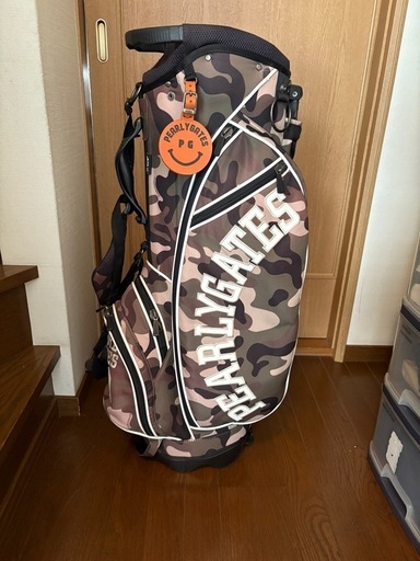 パーリーゲイツ　迷彩柄スタンドキャディーバッグ