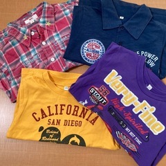 男の子　サイズ120 Tシャツ、ポロシャツ等4点セット 