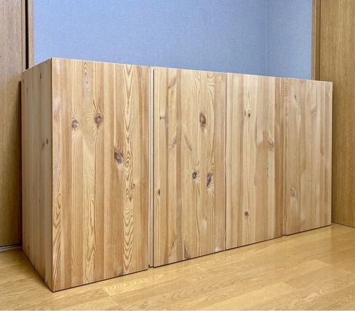 IKEA イケア IVAR 天然木 木製キャビネット 2個セット 無垢材