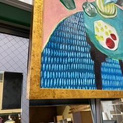 絵　オブジェ　飾り　壁掛け可能　オシャレ　おしゃれ　【70×70】の画像