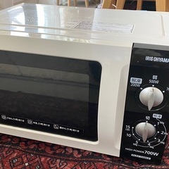 アイリスオーヤマ　フラットテーブル電子レンジ
