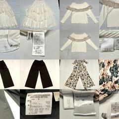SNIDEL mystic tocco Feroux 31 Sons de mode dazzlin CECIL McBEE レディース 衣類 女性 服 おまとめ ボリュームティアードスカート SWFS245104 タックワイドパンツ 長袖 ニット セーター スナイデル の画像