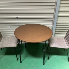 NITORI Nクーボ ダイニングセット ラウンドテーブル