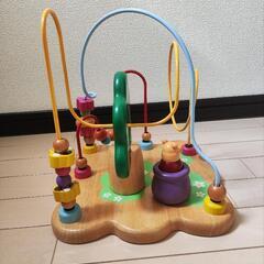 ディズニー くまのプーさん ルーピング ビーズコースター 知育玩具 ベビーの画像