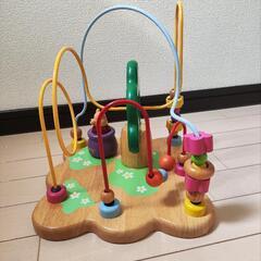 ディズニー くまのプーさん ルーピング ビーズコースター 知育玩具 ベビーの画像