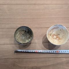 陶器製 湯飲み 2個セットの画像