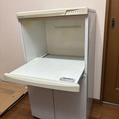 『お話し中』
レンジ台　キッチンカウンター の画像