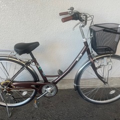 ５J3C　ホームサイクル２６サイズ　６段変速　自転車専門店の中古...