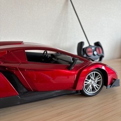 ラジコンカー1/14スケールスポーツカーレーシングカー赤レッドビッグの画像