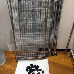メタルラック　バラし済み　引き取り限定