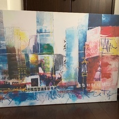 アートパネル　ニューヨーク風景絵画の画像