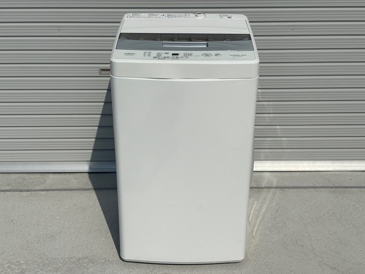 AQUA 全自動洗濯機 AQW-S45HBK(FS) 4.5kg 
2019年製