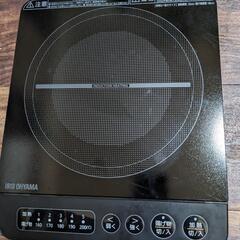 鍋付き アイリスオーヤマ IH調理器 IHK-T38-B