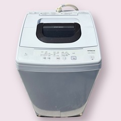 【美品❗️】HITACHI 日立 タテ型洗濯機 5.0㎏ NW-...