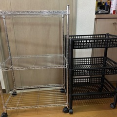 金属ラック＋プラスチックラック