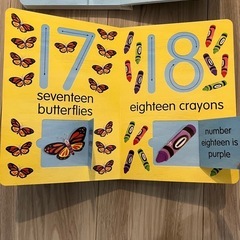 英語えほん2冊　数字　アルファベットの画像