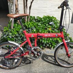 【無料！】アルファロメオのロゴがお洒落！折り畳み自転車