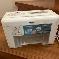 ナカバヤシ電動シュレッダー　HES-T02 W
