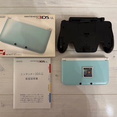 【ジャンク品】ニンテンドー3DSLL モンハン付き