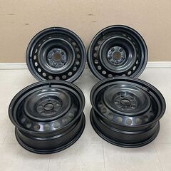 未使用 鉄ホイール 鉄チン 17 × 6.5J 5H 114.3...