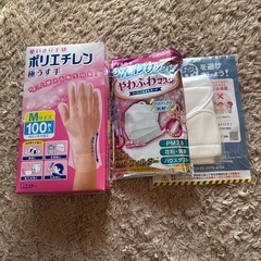 新品使いきり手袋ポリエチレン100枚他