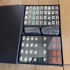 麻雀🀄️セット　BLACK &RED