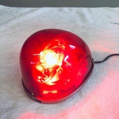 【動確済】流線型パトライト　赤　SKFM-101　佐々木電機製作...