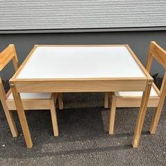 IKEA イケア LATT　ラット テーブル&イス2脚セット