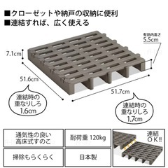 【取引中】プラスチックすのこ　8枚の画像