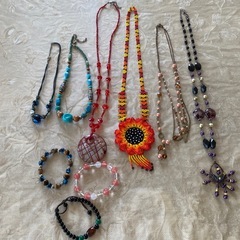 ネックレス&数珠　まとめて
