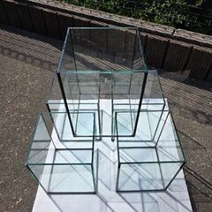 ガラス水槽150(5点セット)カケあり(受け渡し者決定しました)
