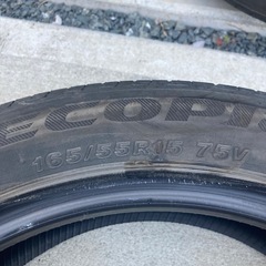 165/55R15 BS エコピア EP150 2020年製 4本　タイヤの画像
