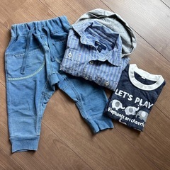 90サイズ　まとめて　子ども服の画像
