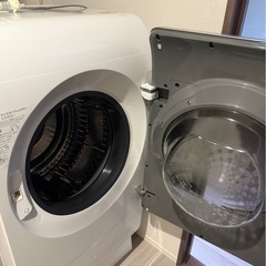 未使用　SHARP シャープ　ドラム式　 洗濯乾燥機　ES-X11B-SR 右開き の画像