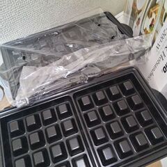 新品Vitantonio VWH－200ワッフルホットサンドメーカー2種プレートの画像