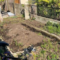 家庭農園用に庭を耕して欲しい