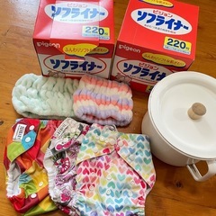 ホーロー　おまる　布おむつ