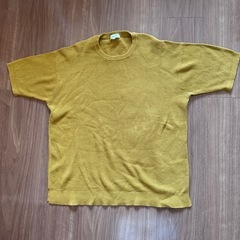 PLST コットンニットシャツ　Lサイズ