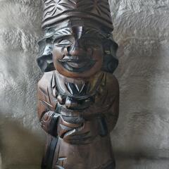 アイヌ木彫り　ニポポの画像