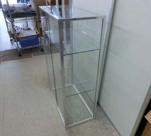 ガラスショーケース 幅60×奥行31×高さ94.5ｃｍ 店舗什器 小型 ディスプレイ ショーケース 札幌 西野店