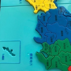 公文日本地図パズルの画像