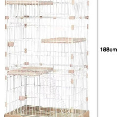 ペットケージ　3段　多機能猫トイレ