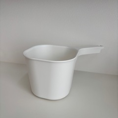 山崎実業(Yamazaki) マグネット 手おけ ホワイト 約W16.5×D28×H13cm タワー tower 手桶 浮かせる収納 壁面収納 の画像