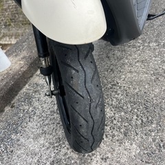 【売約済】美品 実働 BT新品 バリ溝 スズキ CA45A レッツ4 4スト原付 4ストインジェクション スクーター アイボリーの画像