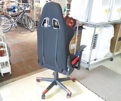 GTRACING ゲーミングチェア ブラック×レッド メッシュ オフィスチェア ハイバック 札幌市東区 新道東店