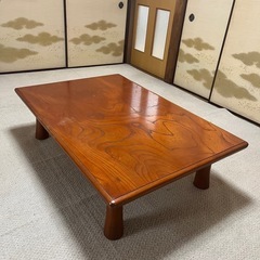 ローテーブル、木製
