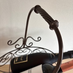 アイアンバスケット　フランスアンティークインテリアシャビーの画像